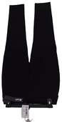 NWT Womens Black Comfort Flat Front Regular Fit Skinny Leg Dress Pants Size XS image number 2