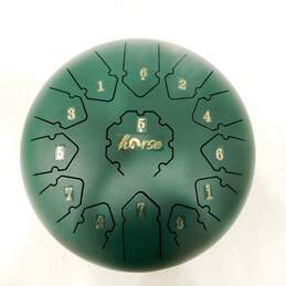 Horse Brand 13-Note Green Steel Tongue Drum w/ Case and Accessories alternative image