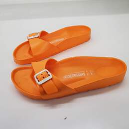 Birkenstock Madrid EVA Orange Slide Sandals Unisex Men's 6/Women's 8 alternative image