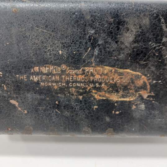 Pair Vintage Black Thermos Lunchbox image number 3