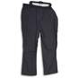 L.L.Bean Womens Gray Elastic Waist Flap Pocket Drawstring Ankle Pants Size 2XL image number 2