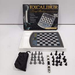 Excalibur King Master 2 in 1 Electronic Chess Checker Game w/Box