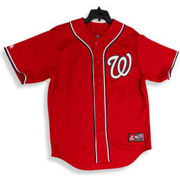 Mens Red Washington Nationals Bryce Harper #34 MLB Baseball Jersey Size L