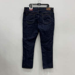 NWT Mens Blue Denim Medium Wash Pockets Stretch Straight Jeans Size 40/32 alternative image