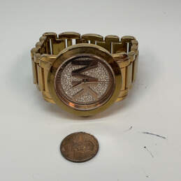 Designer Michael Kors MK-3394 Gold-Tone Stainless Steel Analog Wristwatch alternative image