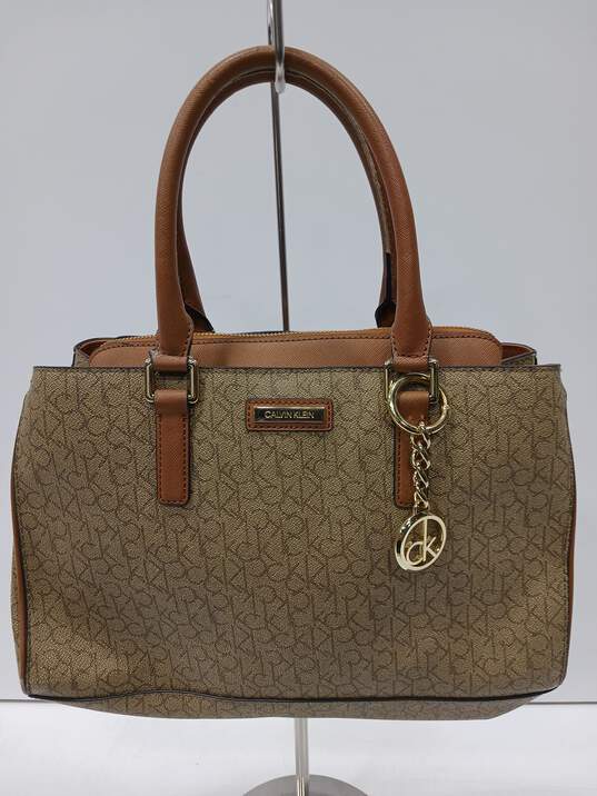 Calvin Klein Signature Handbag Satchel image number 1