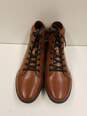 Kenneth Cole Men's Center High Top Brown Casual Sneakers Sz. 13 image number 5