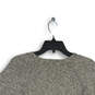 Womens Gray 3/4 Sleeve Crew Neck Telluride Pullover Sweater Size Medium image number 4