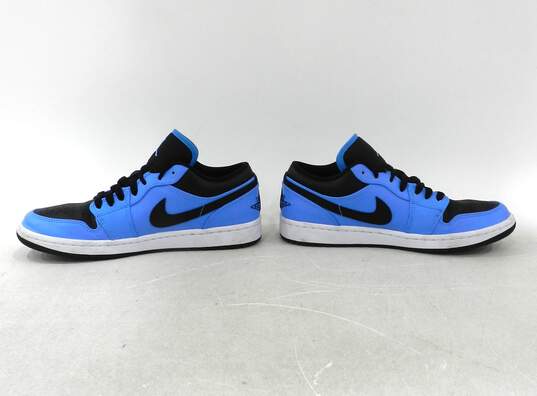 Air Jordan 1 Low University Blue Black Women's Shoe Size 7.5 image number 6