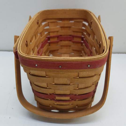 Bundle of 2 Longaberger Handwoven Baskets with Liner image number 9