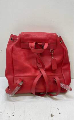 Couch Pebble Leather Turnlock Mini Backpack Red alternative image