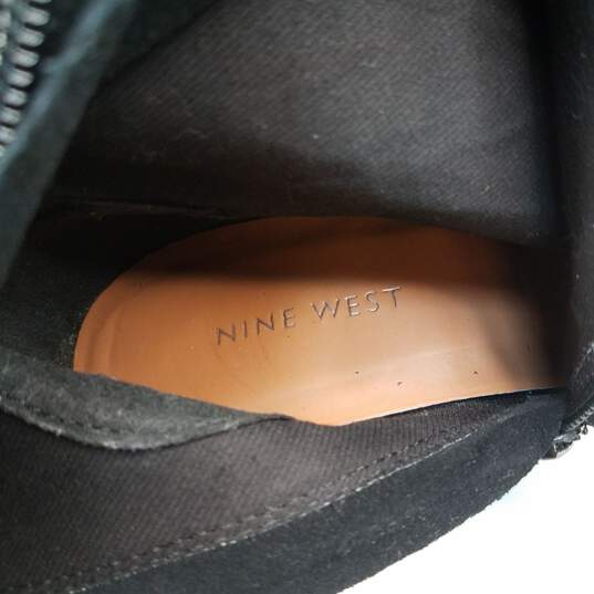Nine West Suede Over The Knee Boots Black 10 image number 7