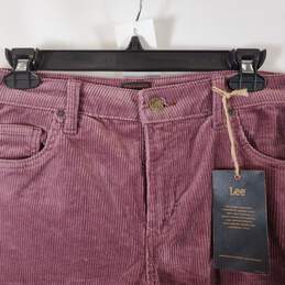 Lee Women's Purple Bootcut Pants SZ 26 NWT alternative image