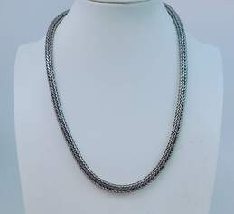 Artisan BA Suarti Sterling Silver Byzantine Chain Necklace 89.3g alternative image