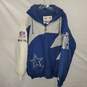 Vintage Logo Athletic Pro Line NFL Dallas Cowboys Full Zip Hooded Jacket Size L image number 1
