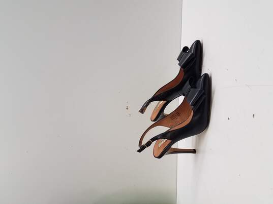 Buy the Halogen Shoes | Halogen Slingback Heels | Color: Black | Size:   | GoodwillFinds