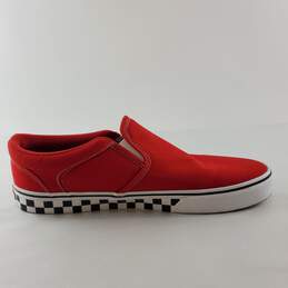 Vans Classic Asher Slip One Sneakers Red 12 alternative image