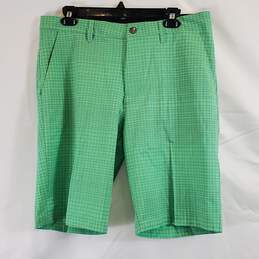 Adidas Men Green Squared Shorts Sz32 NWT