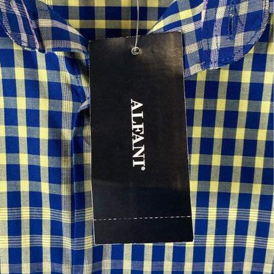 Buy the Alfani Blue T-shirt - Size Medium | GoodwillFinds
