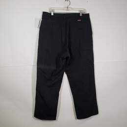 Mens Regular Fit Flat Front Belt Loops Straight Leg Chino Pants Size 38X32 alternative image