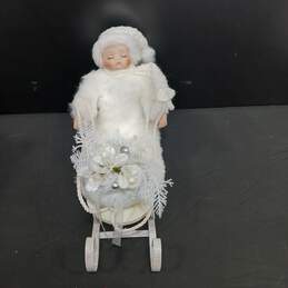 Heritage Signature Collection Winter Baby Porcelain Doll w/Box alternative image