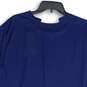Adidas Mens Blue Crew Neck Short Sleeve Pullover T-Shirt Size 2XL image number 4