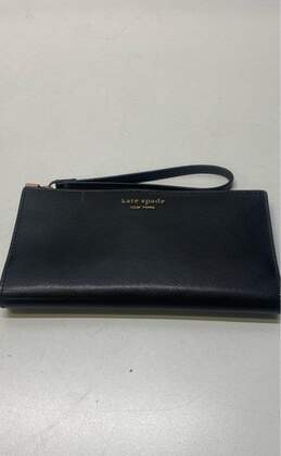 Kate Spade Saffiano Leather Wallet Wristlet Black
