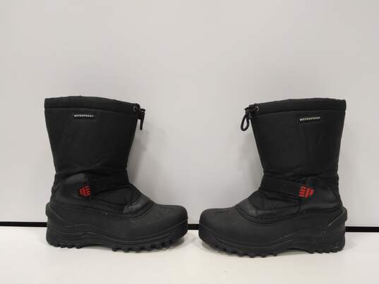Men's Black Waterproof Boots Size M/10 image number 3
