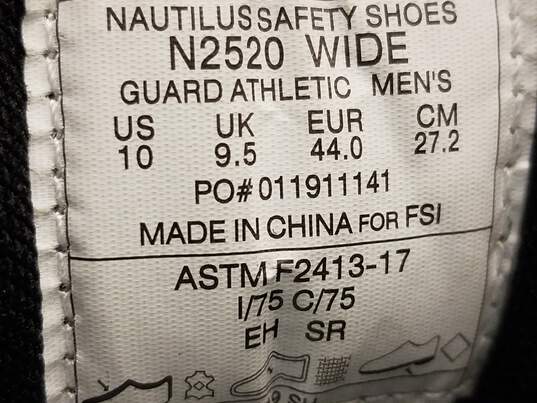 Nautilus Guard Athletic Composite Toe Safety Shoes US 10 image number 10