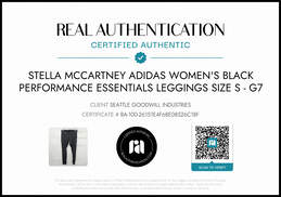 Stella McCartney Adidas Women's Black Performance Essentials Leggings Size Small AUTHENTICATED alternative image