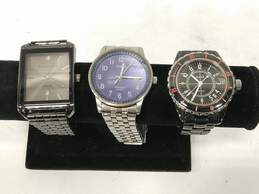 Geoffrey Beene, Edith, & Timex Men's Watches Lot of 3