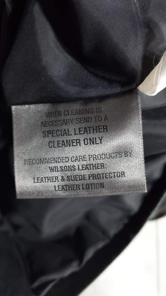 Wilson Leather M. Julian Black Leather Jacket Size L image number 4