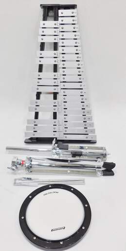Ludwig Brand 32-Key Model Metal Glockenspiel Kit w/ Case, Stand, and Practice Pad