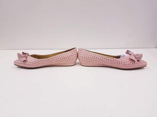Kenneth Cole Reaction Lucie Jewel Bow Flats Pink 8 image number 7