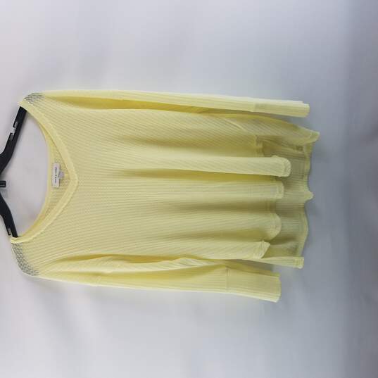 Vintage America Womens Yellow Blouse L image number 1