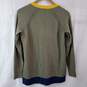 Talbots Button Up Green/Yellow Sweater Petite SM NWT image number 2