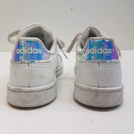 Adidas Grand Court Iridescent Shoes Youth Size 12K image number 4