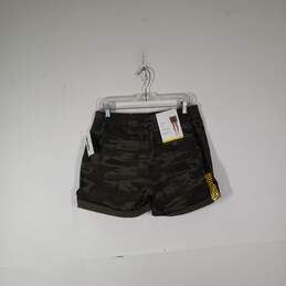 NWT Womens Camouflage Flat Front Utility Cuffed Shorts Size Medium alternative image