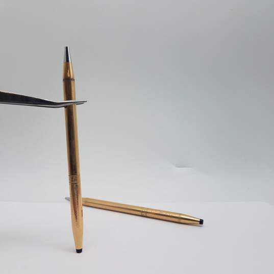 Cross Gold Filled Pen & Pencil Set w/Pen Purse 34.0 2pcs image number 3