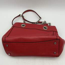 Coach Womens Pink Bottom Studs Tote Handbag With 2 Brown And Red Wallets alternative image
