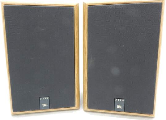 JBL Brand 2500 Model Wooden Bookshelf Speakers (Pair) image number 1