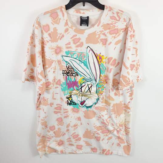 Genuine Men White Printed Bugs Bunny T Shirt XL image number 1