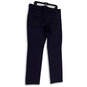 Mens Blue Denim Dark Wash Stretch Pockets Straight Leg Jeans Size 36x34 image number 2