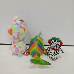 Bundle of Three Beanie Babies Plush Toys alternative image