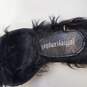 Jeffrey Campbell Ravis Suede Faux Fur Studded Fringed Chained Mules Loafers 6 image number 7