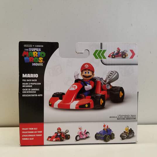 Nintendo Super Mario Bros Movie Red Toy Racer Kart 2023 Figure Jakks NIP image number 4