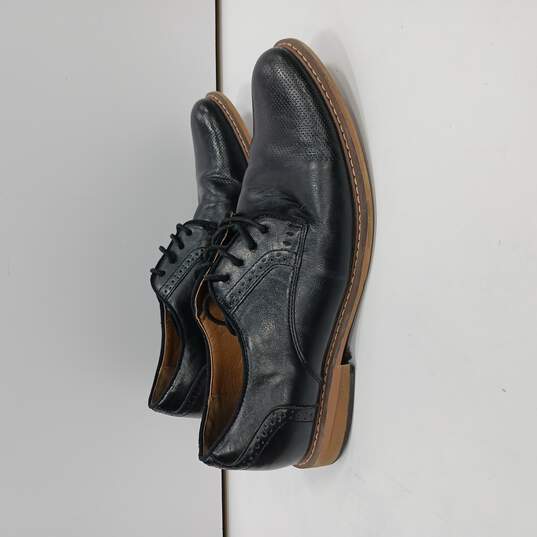 Steve Madden Men's Black Leather Dress Shoes Size 10.5 image number 3