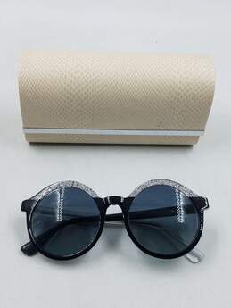 Jimmy Choo Glam Round Glitter Sunglasses