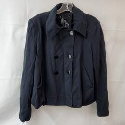 G.E.T. Black Collared Button Blazer Jacket Women's L