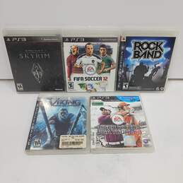 Lot of 5 Assorted Sony PlayStation 3 PS3 Video Games